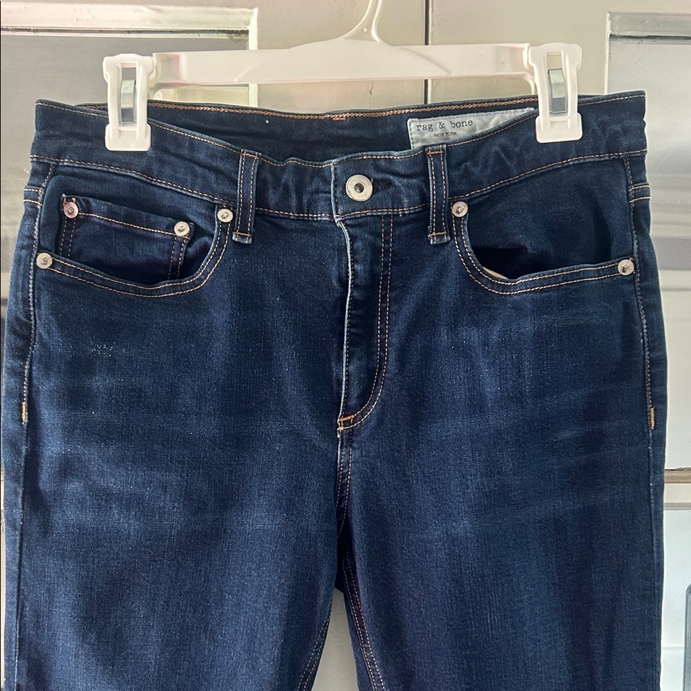 Rag & Bone Women's Deep Blue Skinny Jeans